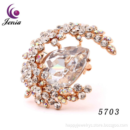 Jenia high quality women brooch pins colour Big rhinestone brooch pins